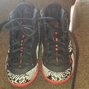 Snakeskin Foamposite Sneakers